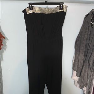 Strapless dressy jumpsuit